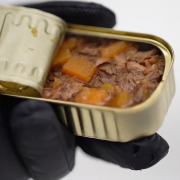 Filet de Thon - aux pommes/patate douce/carottes