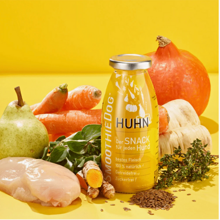 Smoothie 100% vitamines Huhn- Poulet, potiron, carottes, poires
