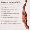 🟠 XXL Museau de bœuf sans poils - 55–80 cm