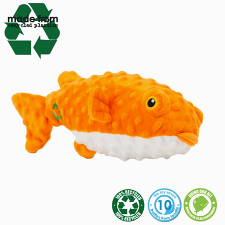 Peluche Poisson-Globe écologique