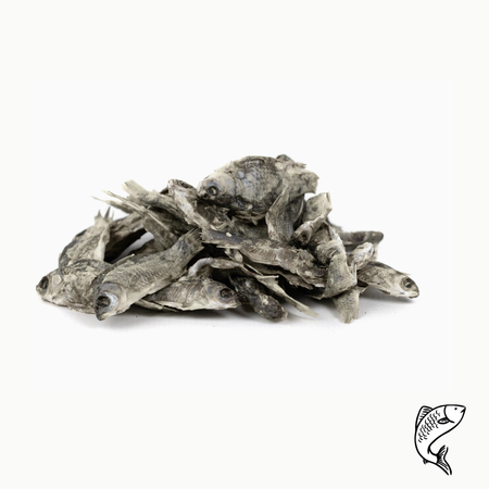 🟢 Poisson séché entier – Carassin  | Friandise naturelle riche en oméga-3