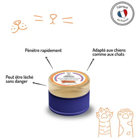 Baume de soin coussinets et truffe – Chiens et Chats