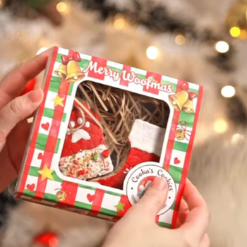 🎄 Coffret Biscuits de Noël Artisanal pour chien - Cooka Cookies