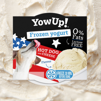 Yaourt glacé Hot-Dog & Fromage pour chien et chat