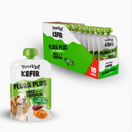 Yaourt kéfir Courge & Canard pour chien – Digestion & microbiote