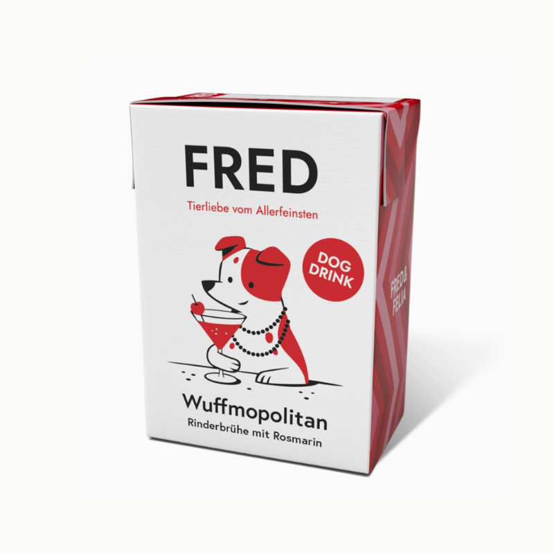 Bouillon de Bœuf pour Chien au Romarin Fred & Felia – Wuffmopolitan 200 g