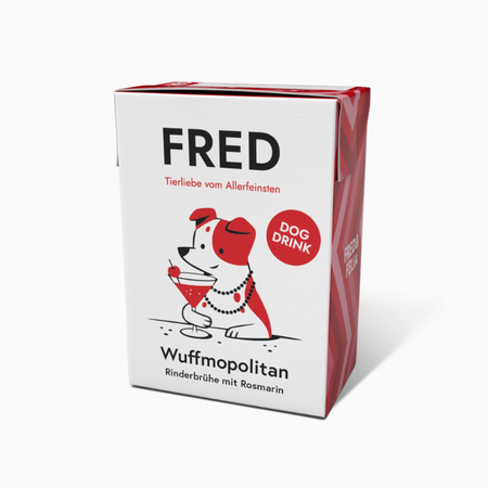 Bouillon de Bœuf pour Chien au Romarin Fred & Felia – Wuffmopolitan 200 g