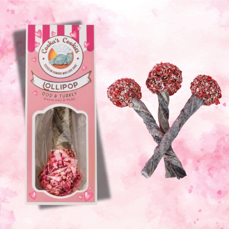 💗 Mastication d’amour artisanale – Peau de cabillaud & dinde