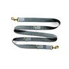 Laisse Premium – Réglable 3 positions – 2 m – Anthracite / Bleu