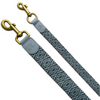 Laisse Premium – Réglable 3 positions – 2 m – Anthracite / Bleu