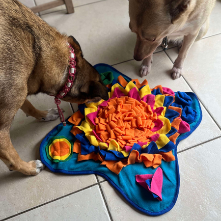 Tapis de fouille Fleur pour chiens ou chats