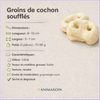 🟢  Groins de cochon blanc soufflés - idéal pour chien en surpoids