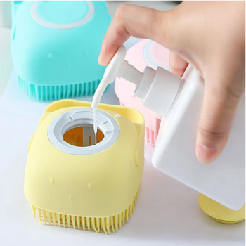 Brosse de bain pour chien ou chat